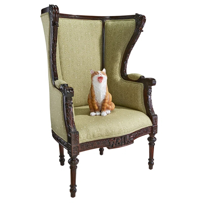 Design Toscano Louis XVI Wingback Armchair