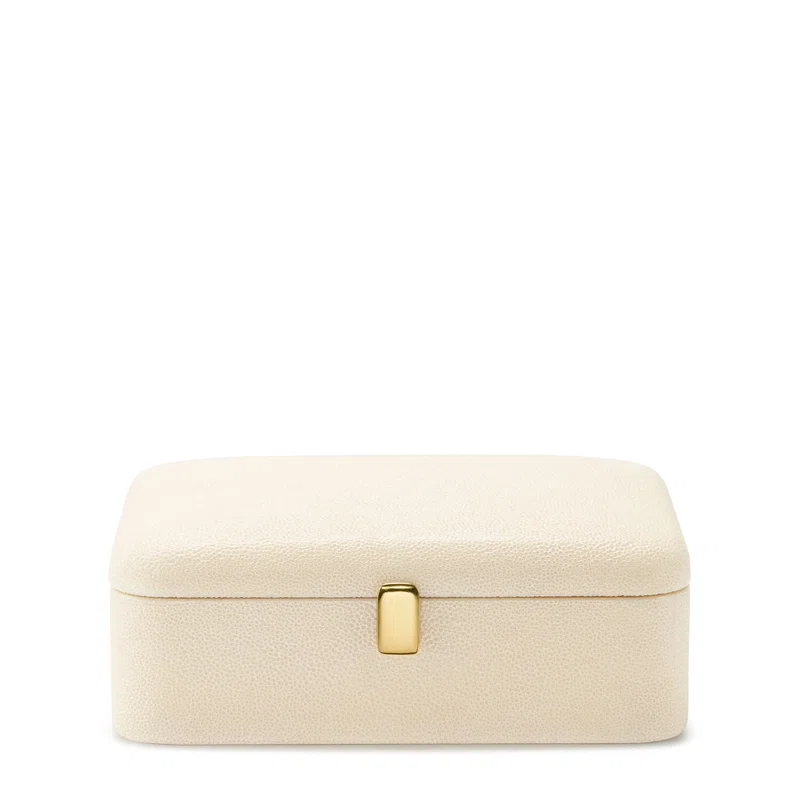 AERIN Abella Shagreen Small Jewelry Box