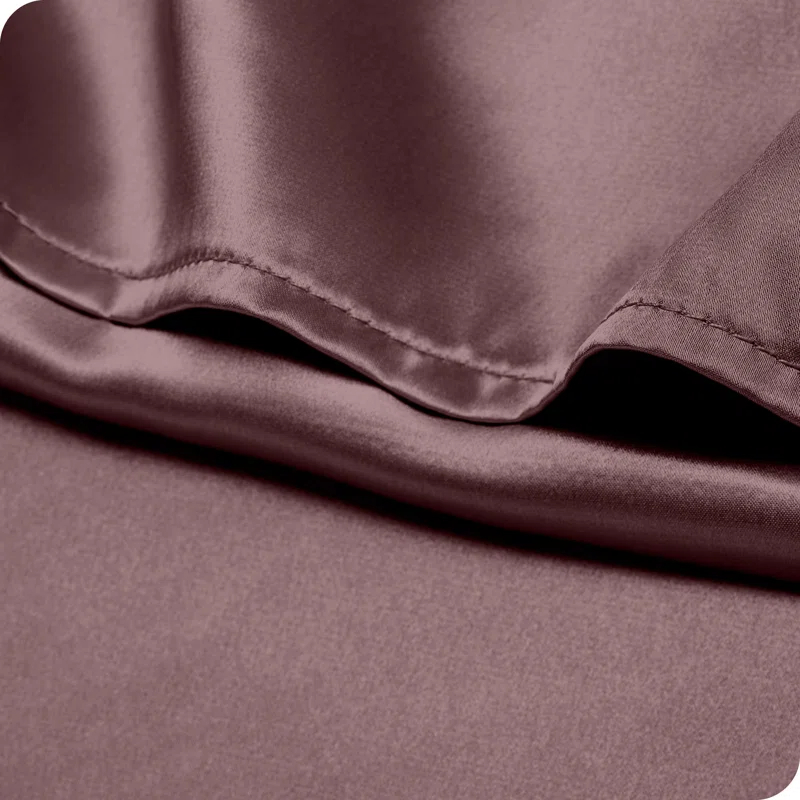 Bare Home Soft Poly Satin Pillowcase Set