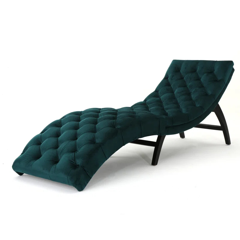 Grovelane Comfortable Velvet Chaise Lounge For Relaxation And Style Enhancement