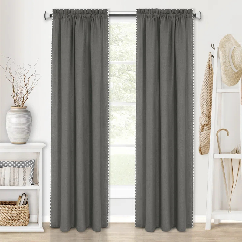 Achim Importing Co Polyester Semi Sheer Curtain Single Panel
