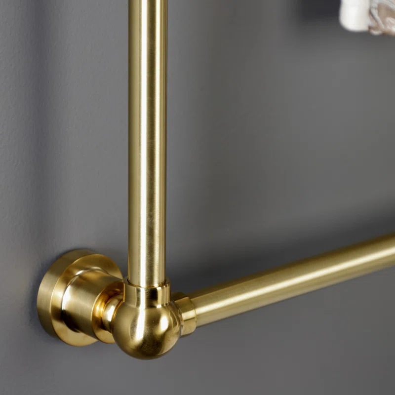 Kingston Brass DTM32363BB Kingston Brass Palatine 36-Inch Wall Mount 3-Bar Towel Rack