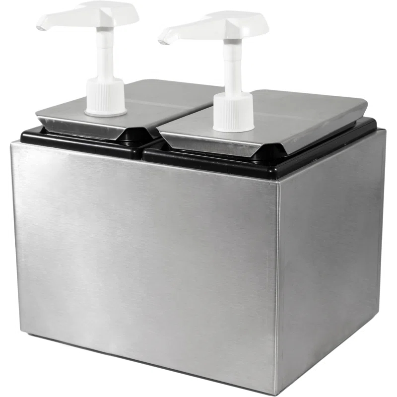 Carlisle Food Service Products Carlisle Food Service Products Stainless Steel Condiment Dispenser & Holder Buffet Accessory