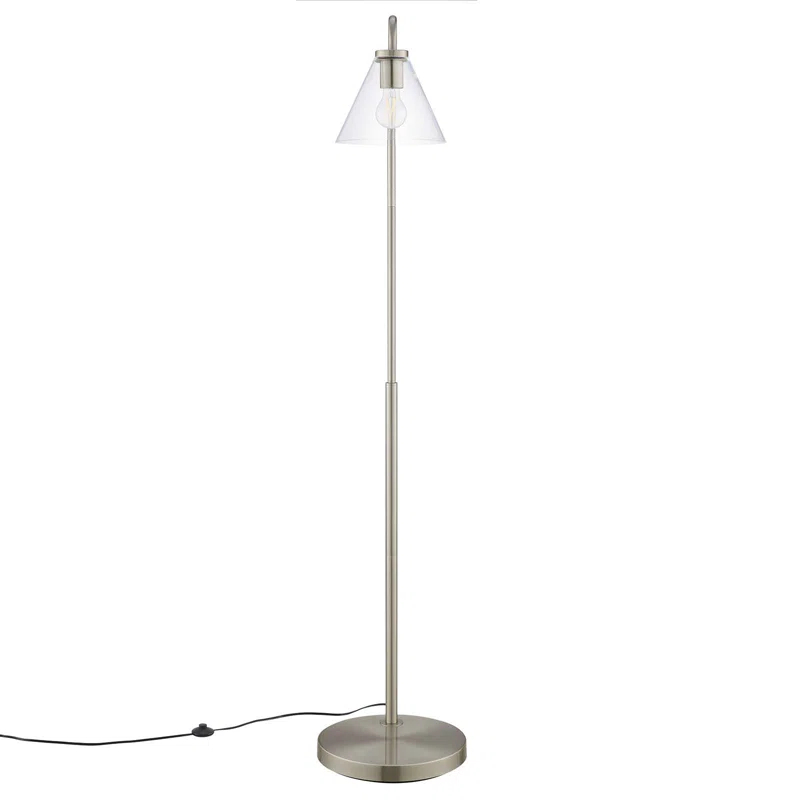 Modway Modway Element Transparent Glass Glass and Metal Floor Lamp