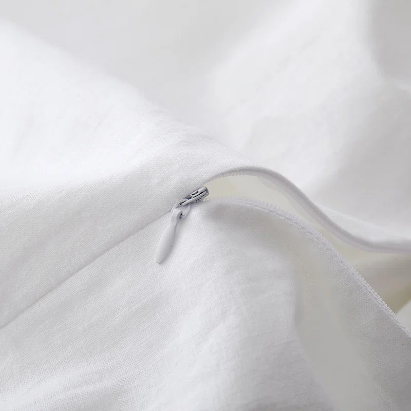 Peace Nest Linen and Cotton Duvet Cover with Pillowcase
