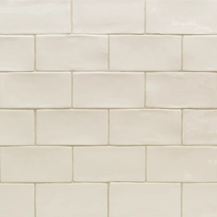 Barcelona 3x6 Blanco Polished Ceramic Subway Wall Tile (5.38 Sq. Ft. / Case)
