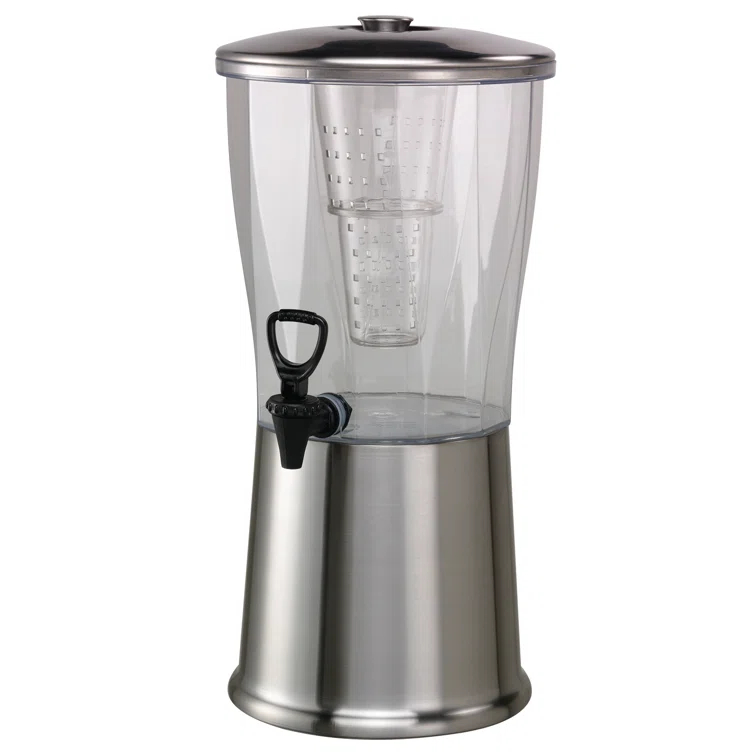 Service Ideas Service Ideas Beverage Dispenser with Optional Infuser Tube, NSF Certified