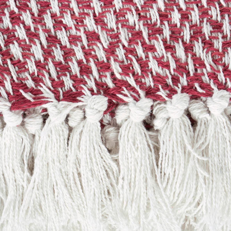 Design Imports Hand Woven Throw Blanket