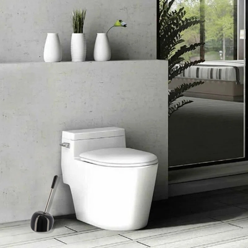 Evideco Evideco Pise Stone Toilet Brush And Holder