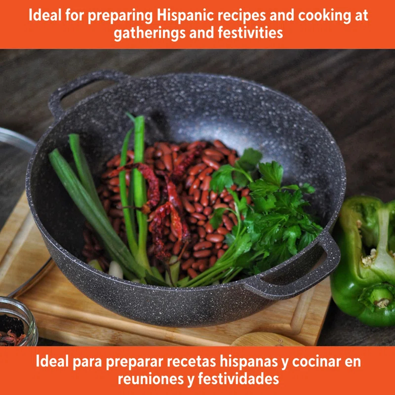 IMUSA Imusa 7 Qt Nonstick Fuzion Caldero With Speckles