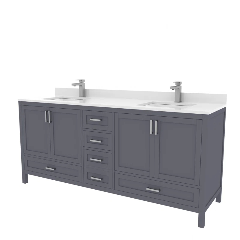 Ayna Decors Rooh 71 Double Bathroom Vanity Base Only