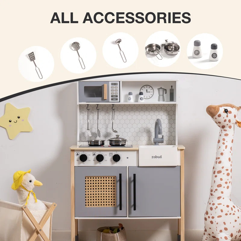 ROBUD Preschool Play Kitchen Set