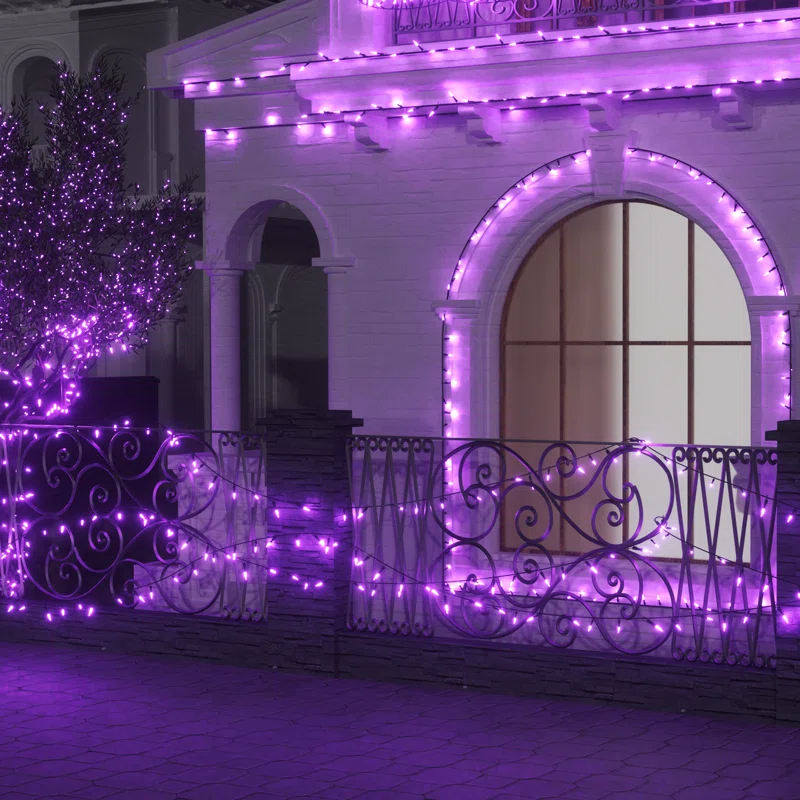 516" Halloween & Christmas Decorative 100-Bulb LED String Lights, Outdoor Waterproof, Reusable