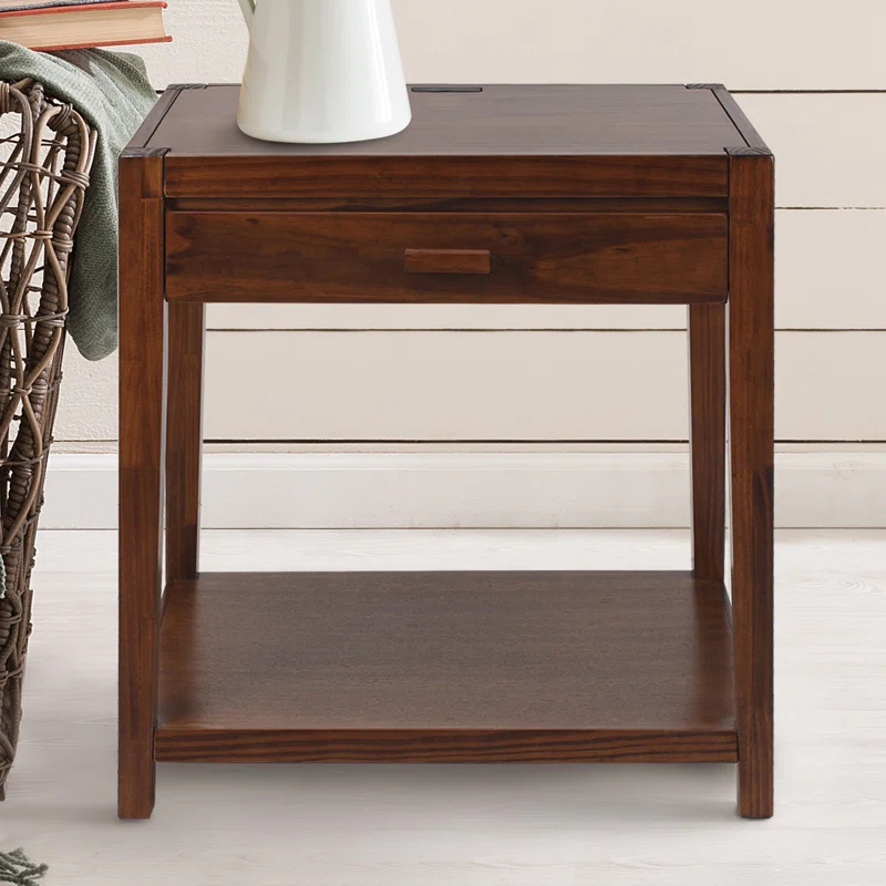Union Rustic Hemby 24'' W Solid Wood Nightstand