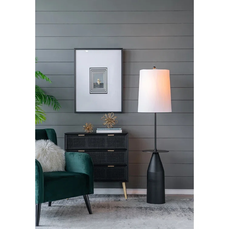 Hokku Designs Jessikah 61'' LED Tray Table Floor Lamp