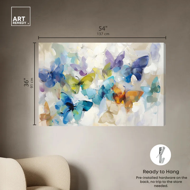 Art Remedy Fluttering Butterflies