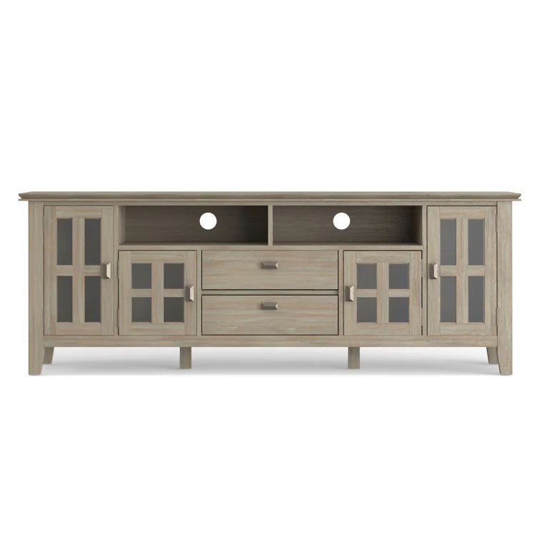 Simpli Home Artisan SOLID WOOD 72 inch TV Media Stand