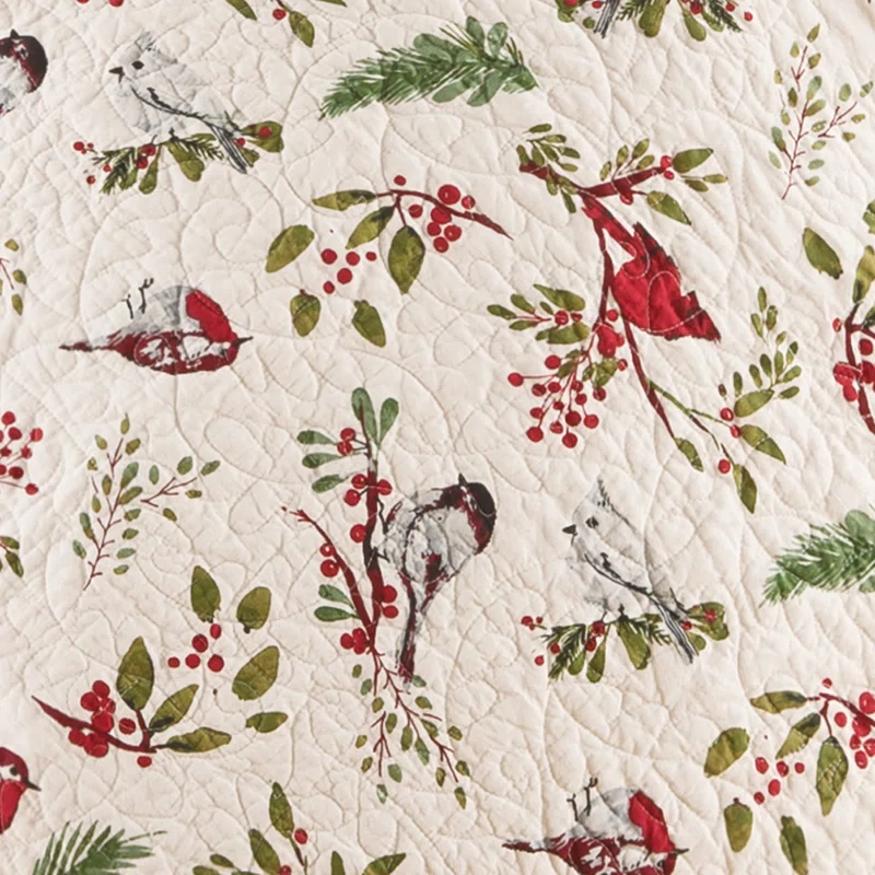Garden Folly Cotton Reversible Quilt Set