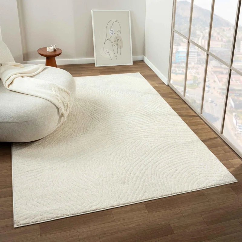 Luxe Weavers Abstract Wave Area Rug