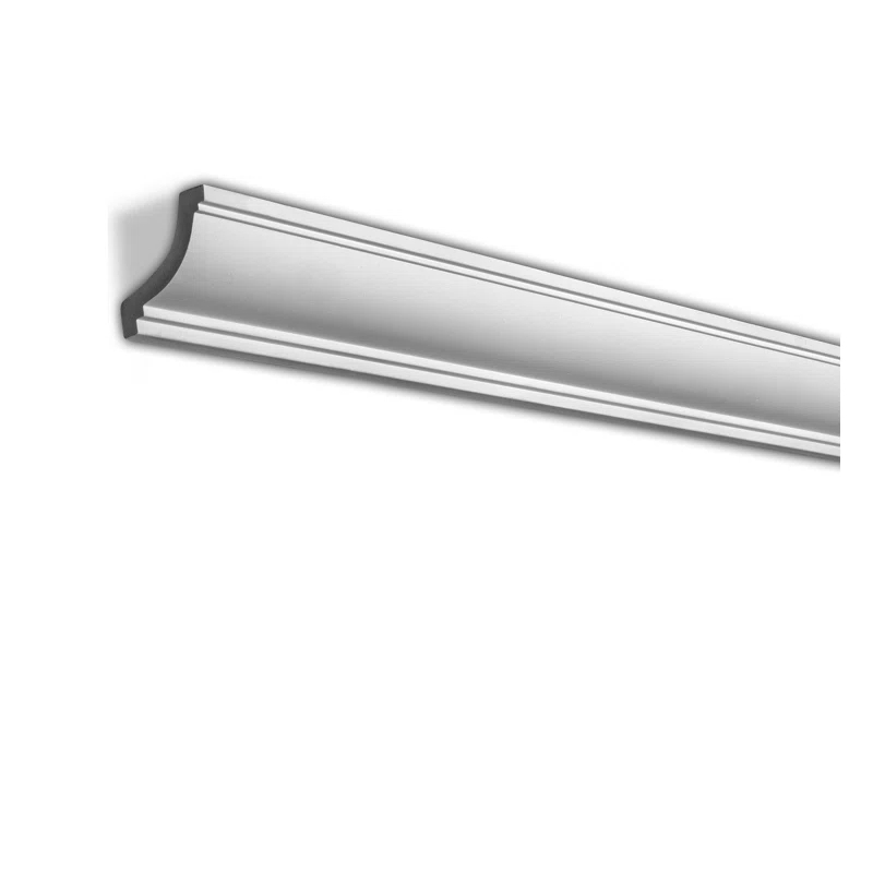 2 in x 2 in x 96 in Plain Polyurethane Crown Moulding Pro Pack 56 LF (Set of 7)
