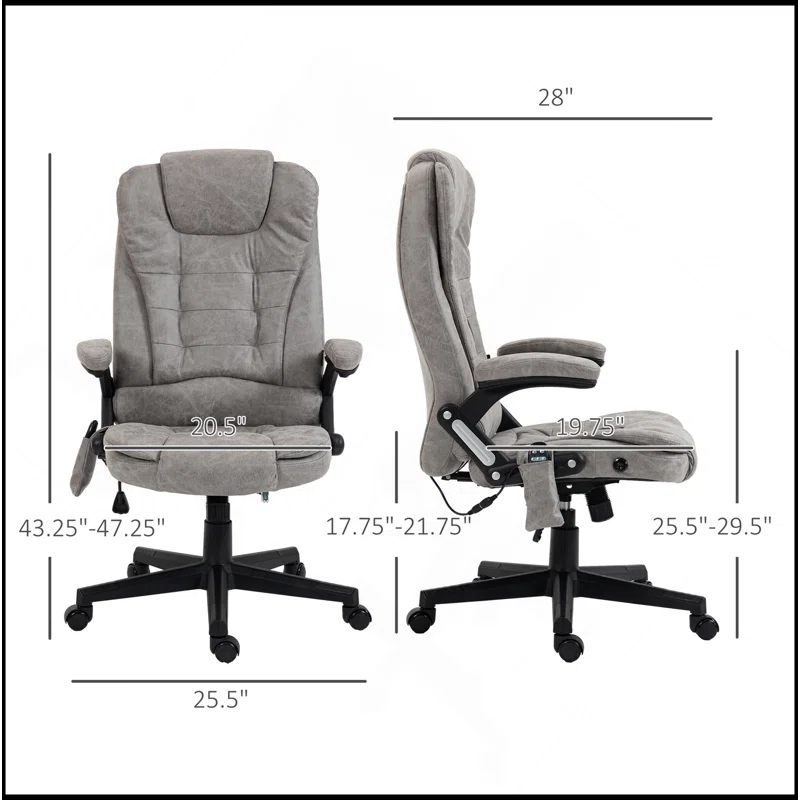 Hokku Designs High-Quality Executive Office Chair With Advanced Massage And Reclining Features