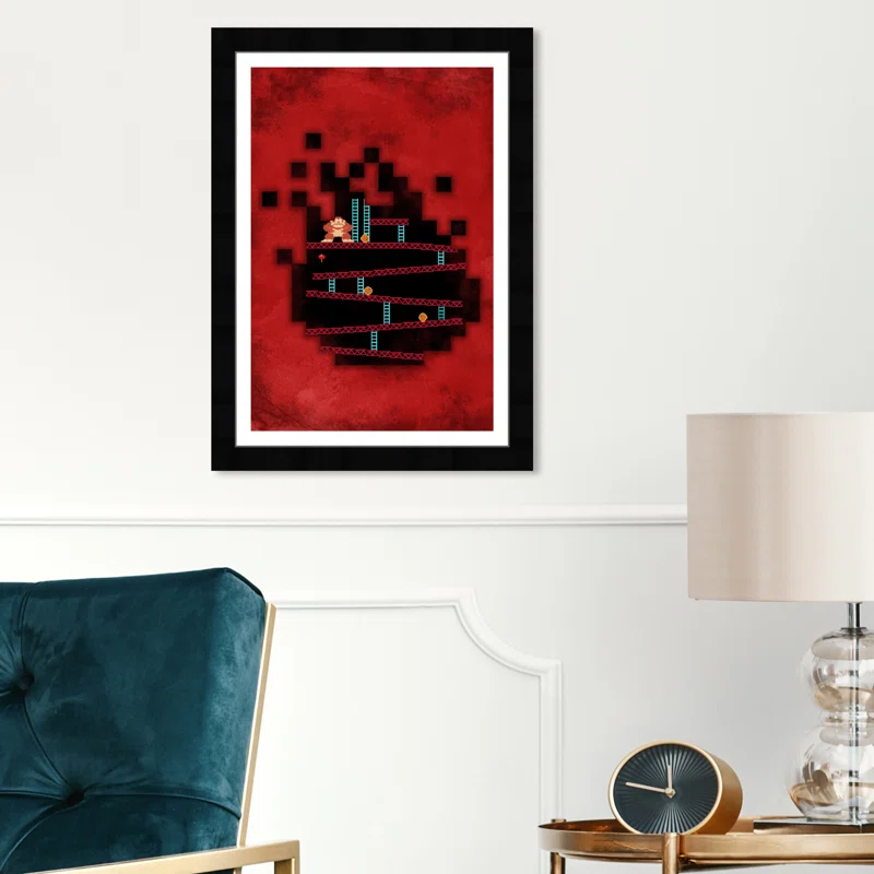 " Entertainment And Hobbies Nostalgic Arcade Game Video Games " Painting Print