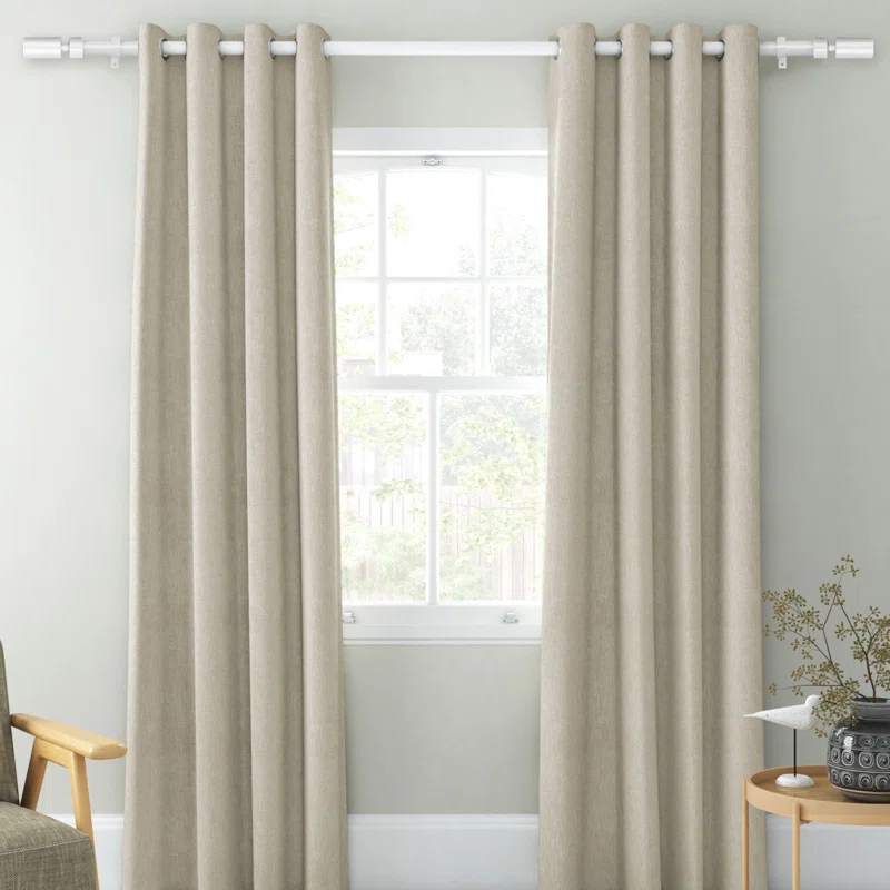 Airius Adjustable Single Curtain Rod