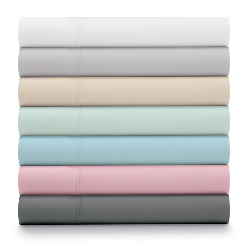 Luxe Cotton Percale Crisp and Cool Sheet Set