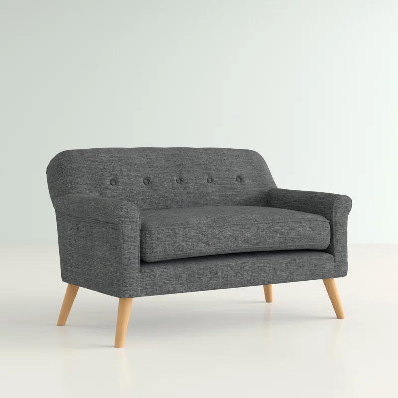 George Oliver Deby 49.75'' Upholstered Loveseat