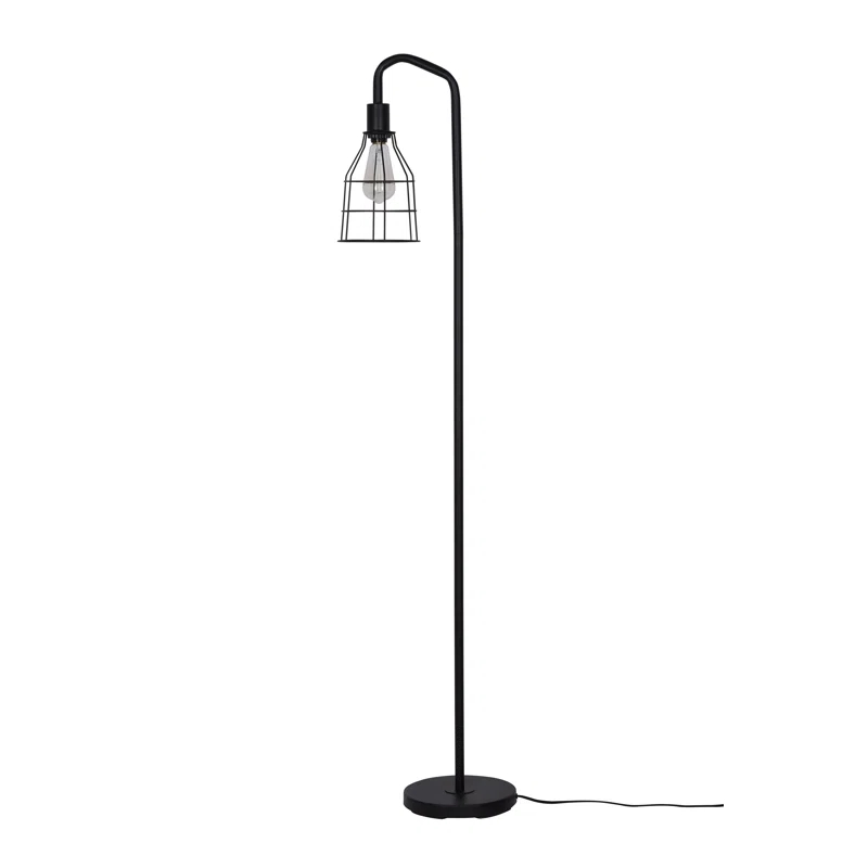Catalina Lighting 60'' Black Arched Floor Lamp