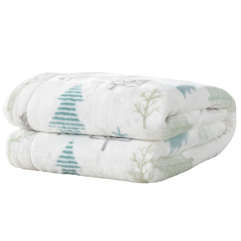 FreshFolds Ultra Soft Plush Sherpa Reversible Blanket