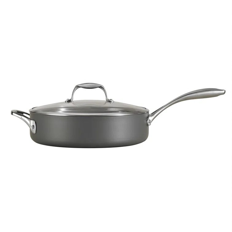 Tramontina Tramontina 5.5 Qt Hard Anodized Aluminum Covered Deep Sauté Pan
