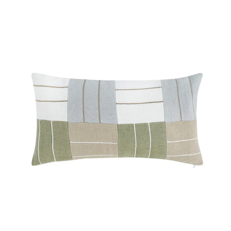 Villa by Classic Home Niya Linen Blend Multicolor Throw Pillow