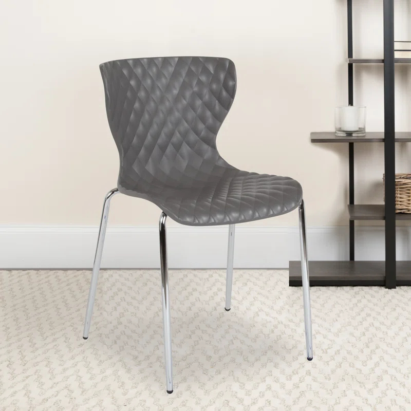 Flash Furniture Lowell Contemporary Plastic Stack Chair