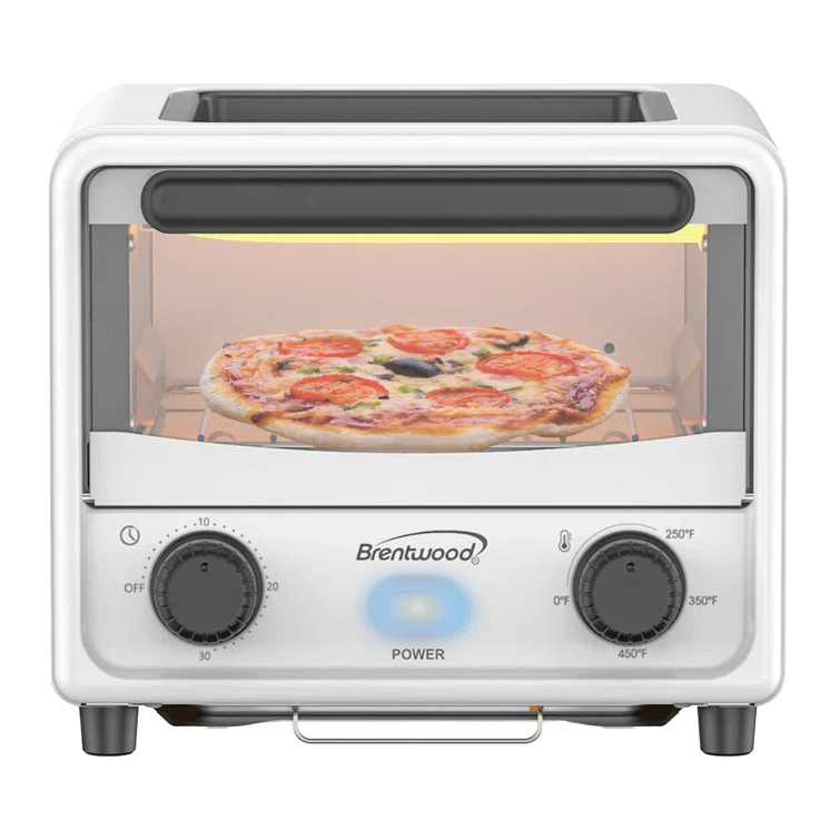 Winston Brands Mini Toaster Oven with Removable Non-Stick Griddle