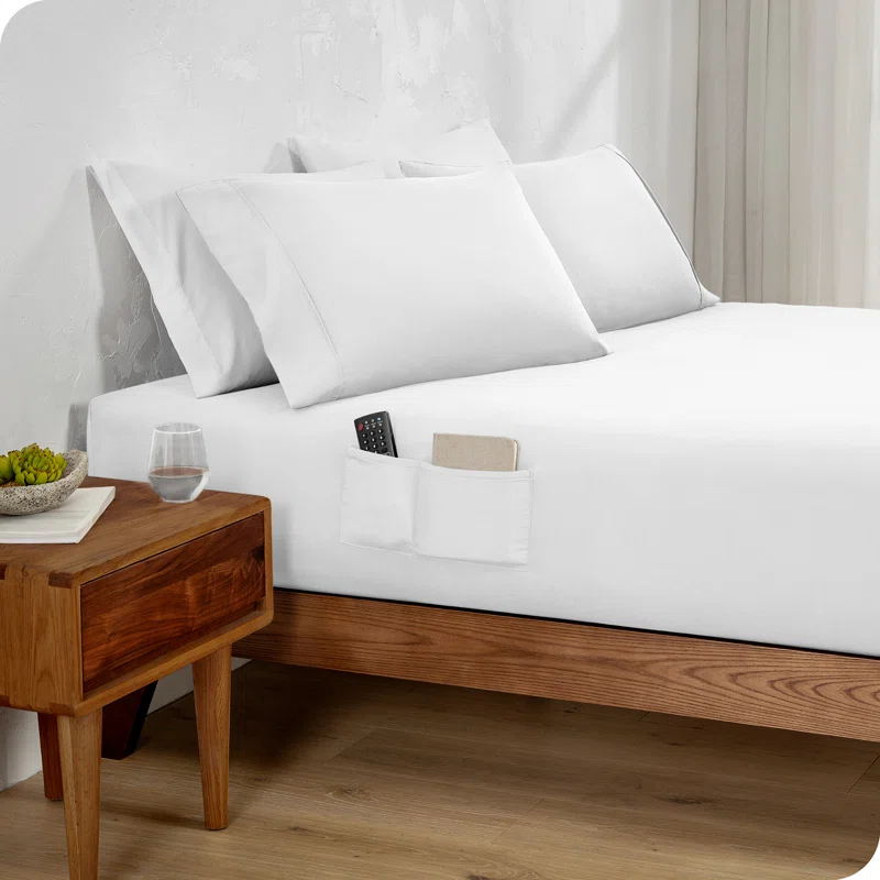 Bare Home Microfiber Fitted Sheet