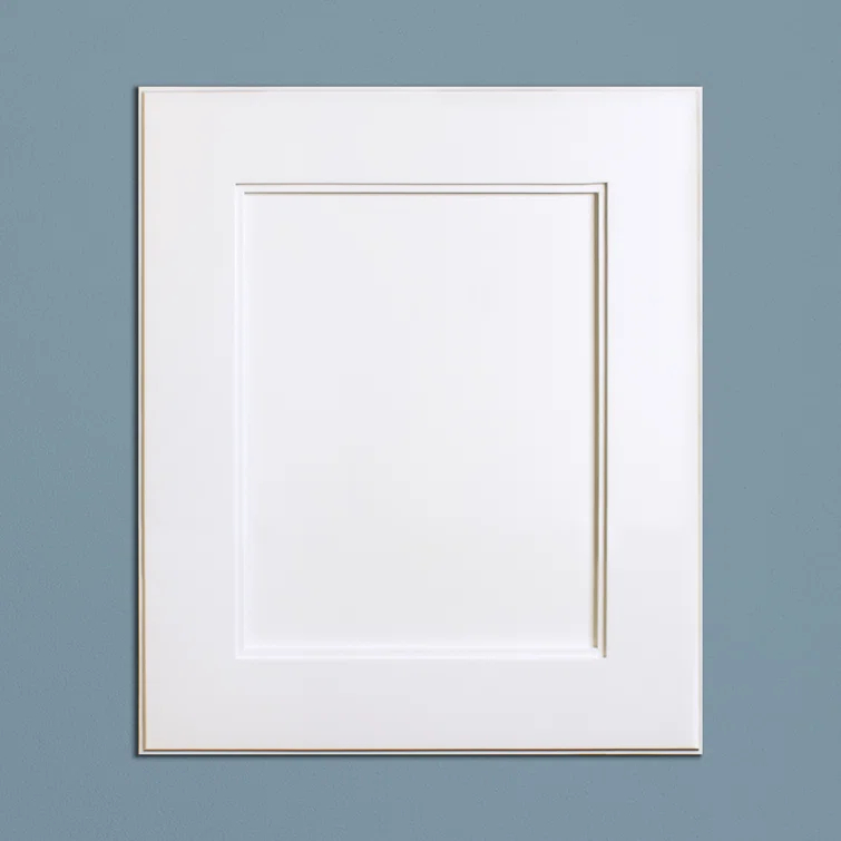 Fox Hollow Furnishings Recessed Framed 1 Door Medicine Cabinet with 2 Adjustable Shelves