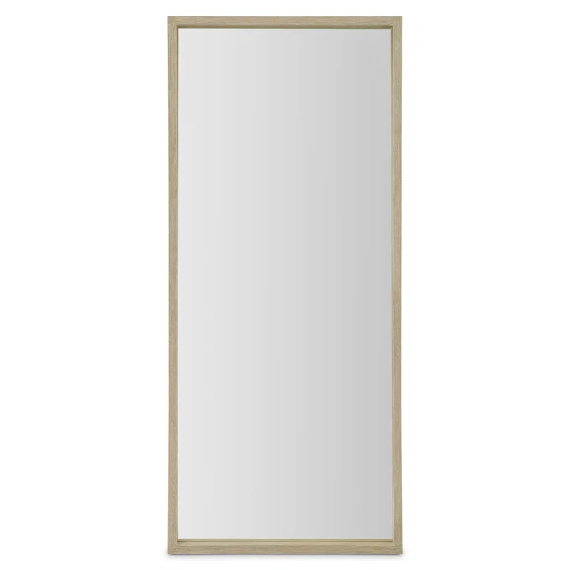 Solaria Wood Flat Wall Mirror