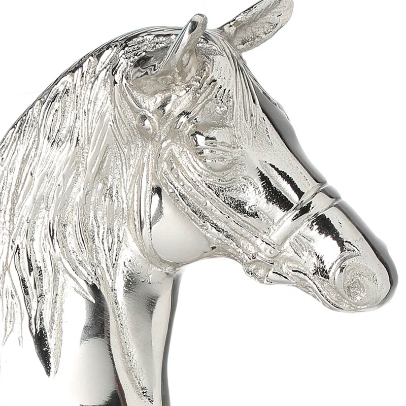 9" Highland Horsehead Bookends (Set of 2)