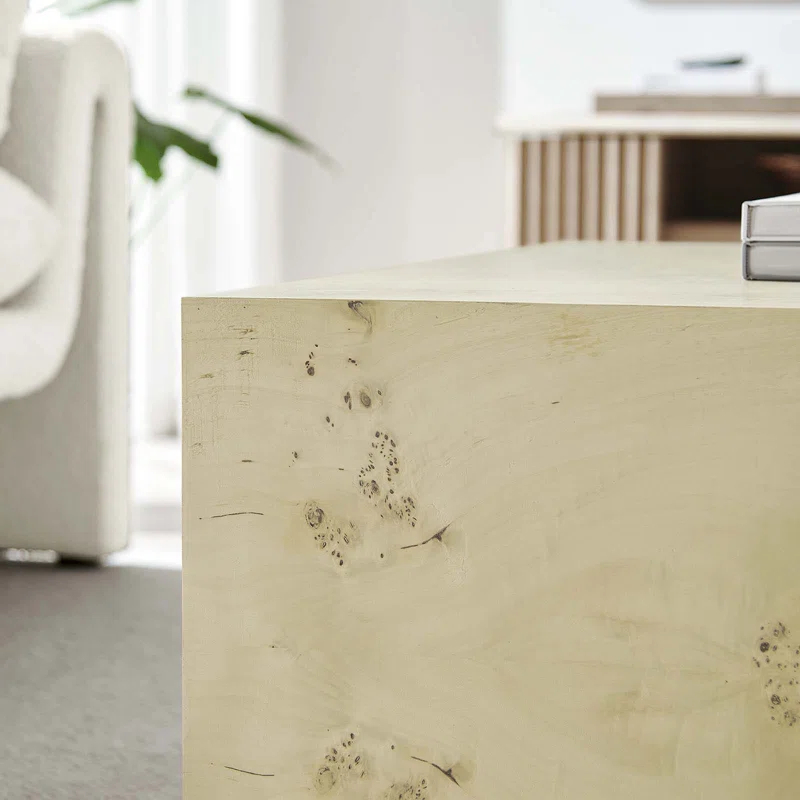 Modway Modway Cosmos 36" Square Burl Wood Coffee Table