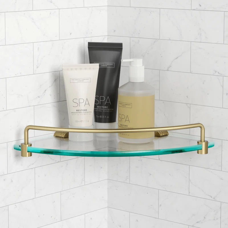Kraus Elie Triangle Metal Corner Shelf