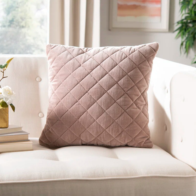 Safavieh Harper Embroidered Velvet Throw Pillow