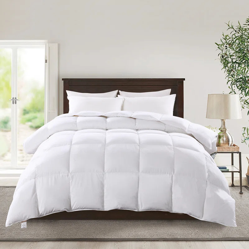 Alwyn Home Twin 600in³/oz Fill Power Winter Goose Down Comforter