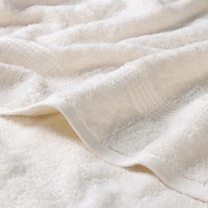 Superior Heritage Certified Egyptian Cotton Plush Absorbent Luxury Bath Towel (Set of 2)