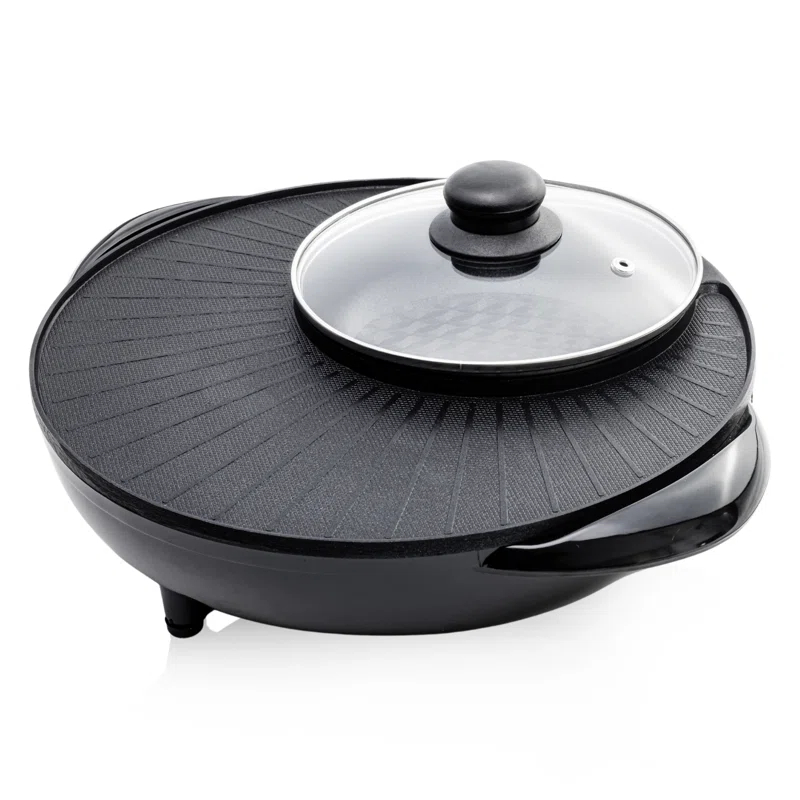 Ovente OVENTE 2-in-1 Hot Pot and Grill Combo