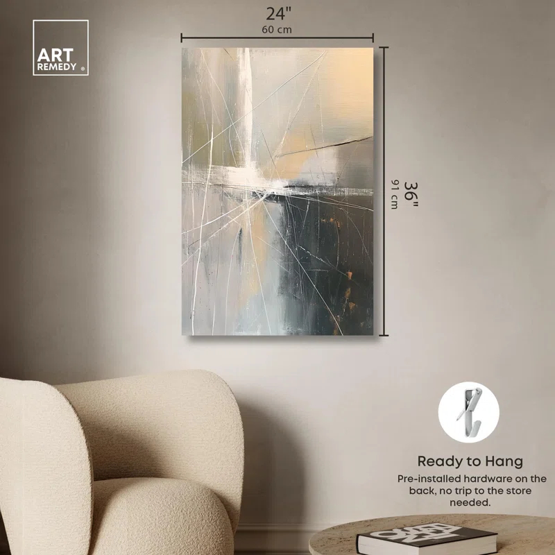 Art Remedy Contemporary Art II Canvas Minimalist Abstract by Art Remedy | Wayfair