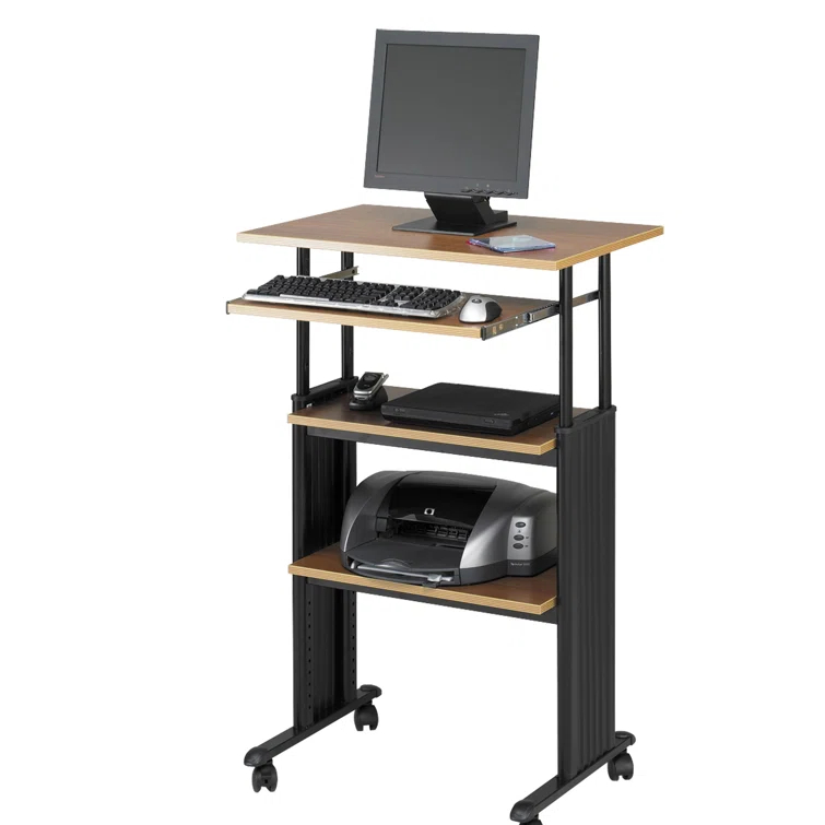 Safco Products Company MUV Adjustable Stand-Up Workstation AV Cart