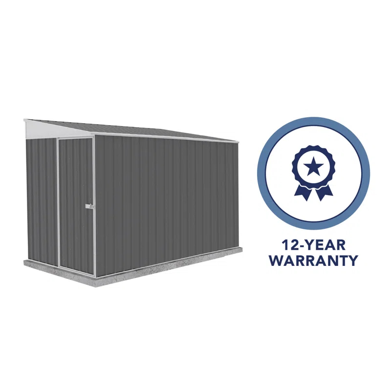Absco Durango Galvanized Steel Storage Shed