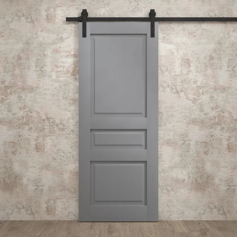 SARTODOORS Modern Barn Door | Ego 5012 | Rail Track Heavy Hardware Set | Solid Panel Interior Doors