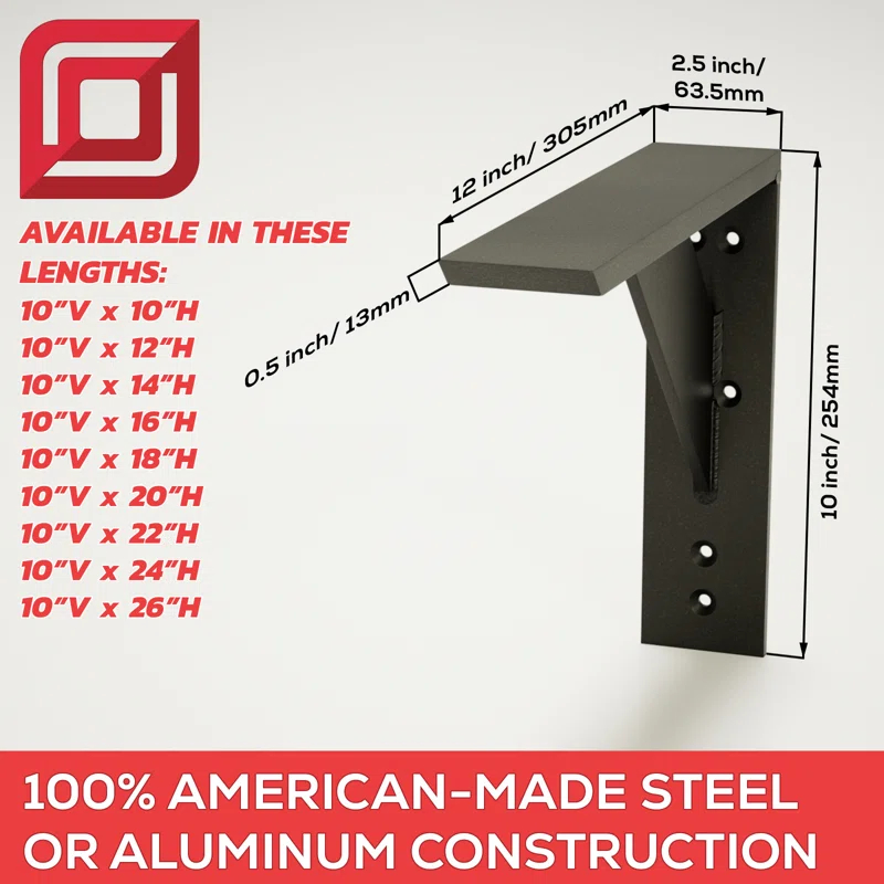 The Original Granite Bracket The Original™ Large Shelf Standard Bracket